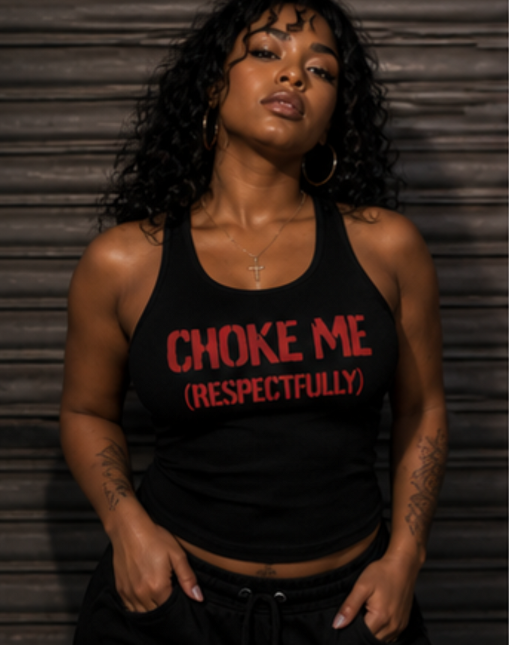 HΞXA Racerback Tank – Red