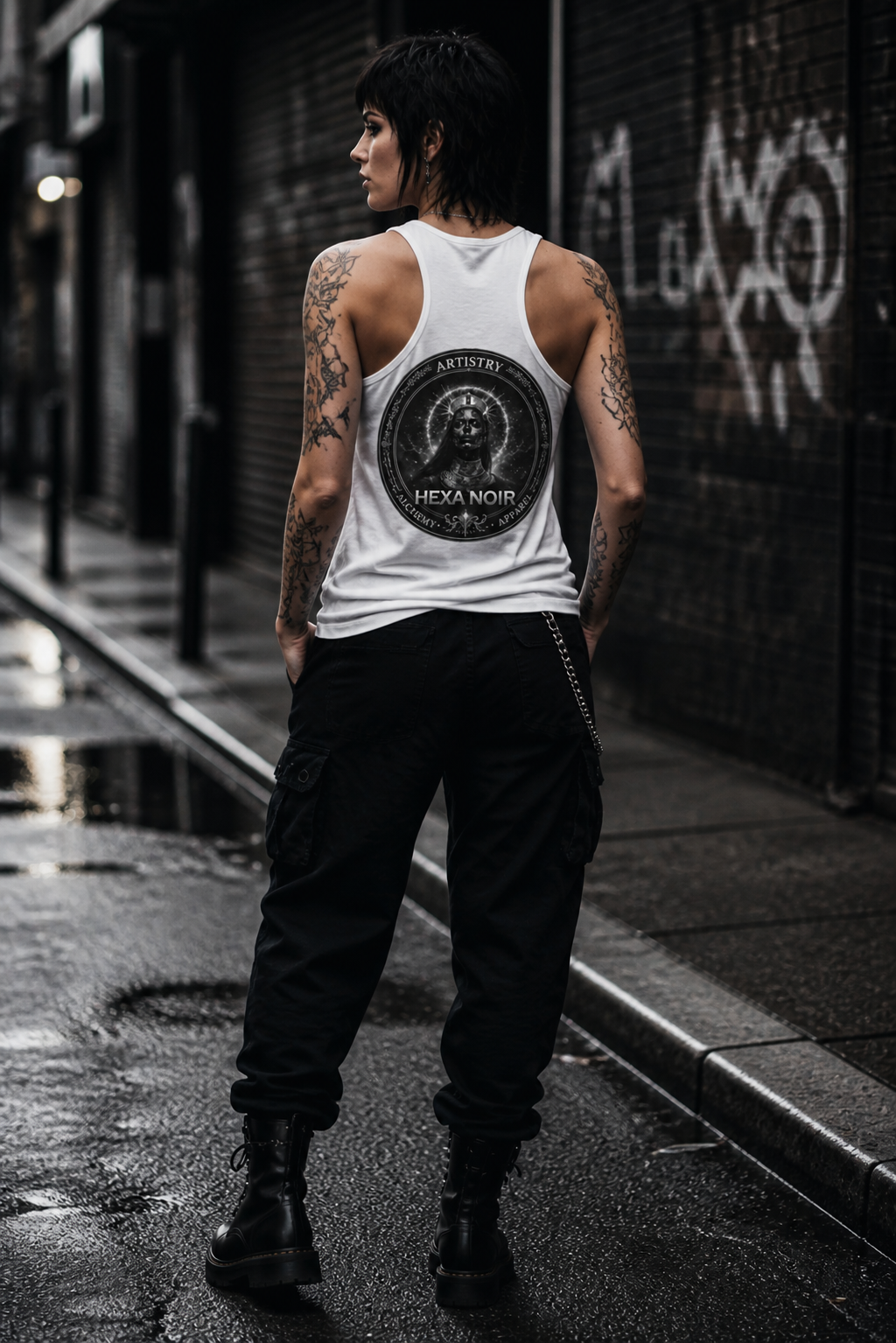 On Wednesdays we Wear HEXA NOIR Unisex Tank