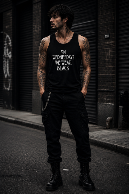 On Wednesdays we Wear HEXA NOIR Unisex Tank