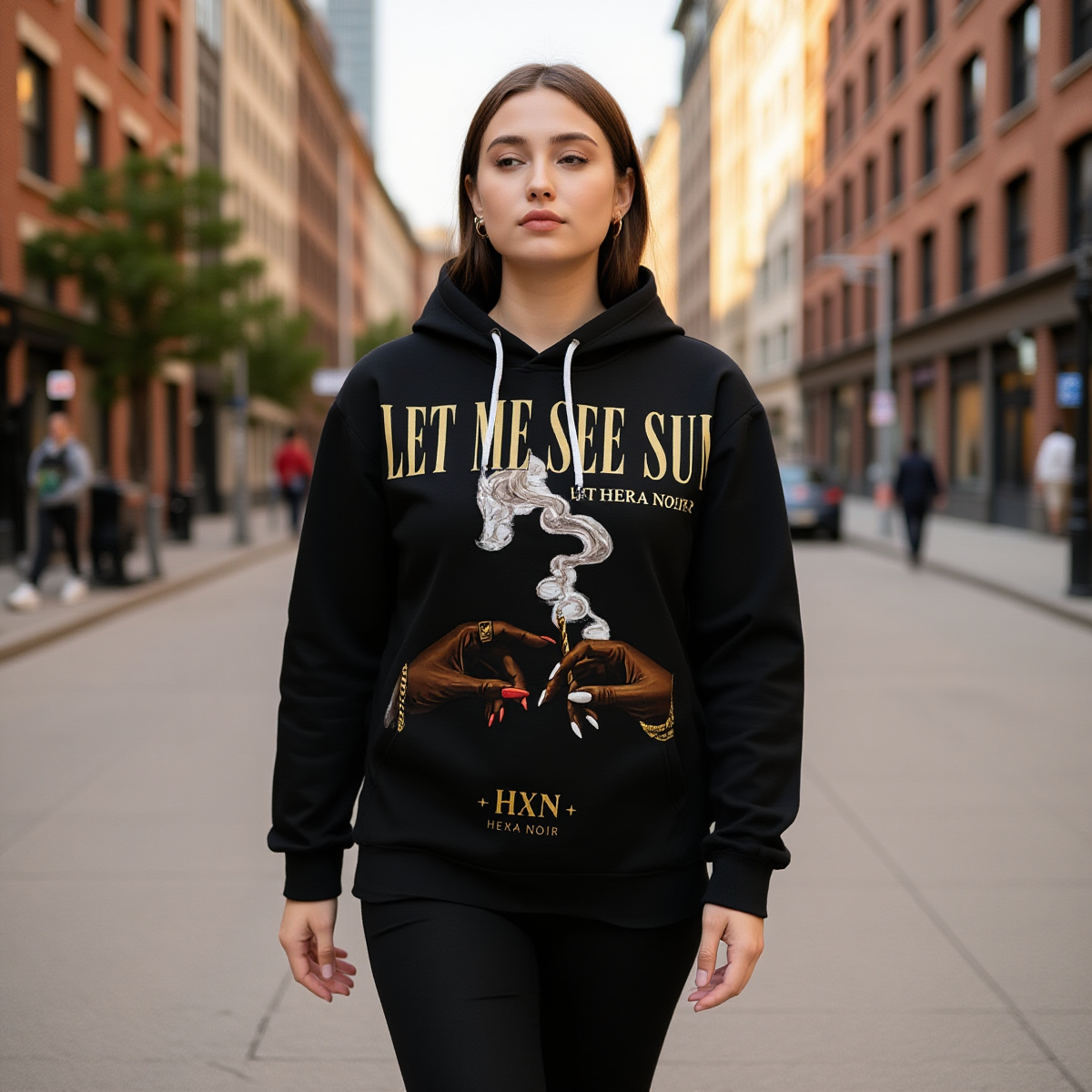 All-Over Print Men's Thicken Pullover Hoodie