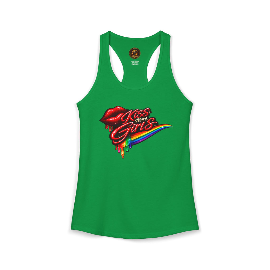 Kiss More Girls Pride Racerback Tank | Hexa Noir Pride '26 Collection