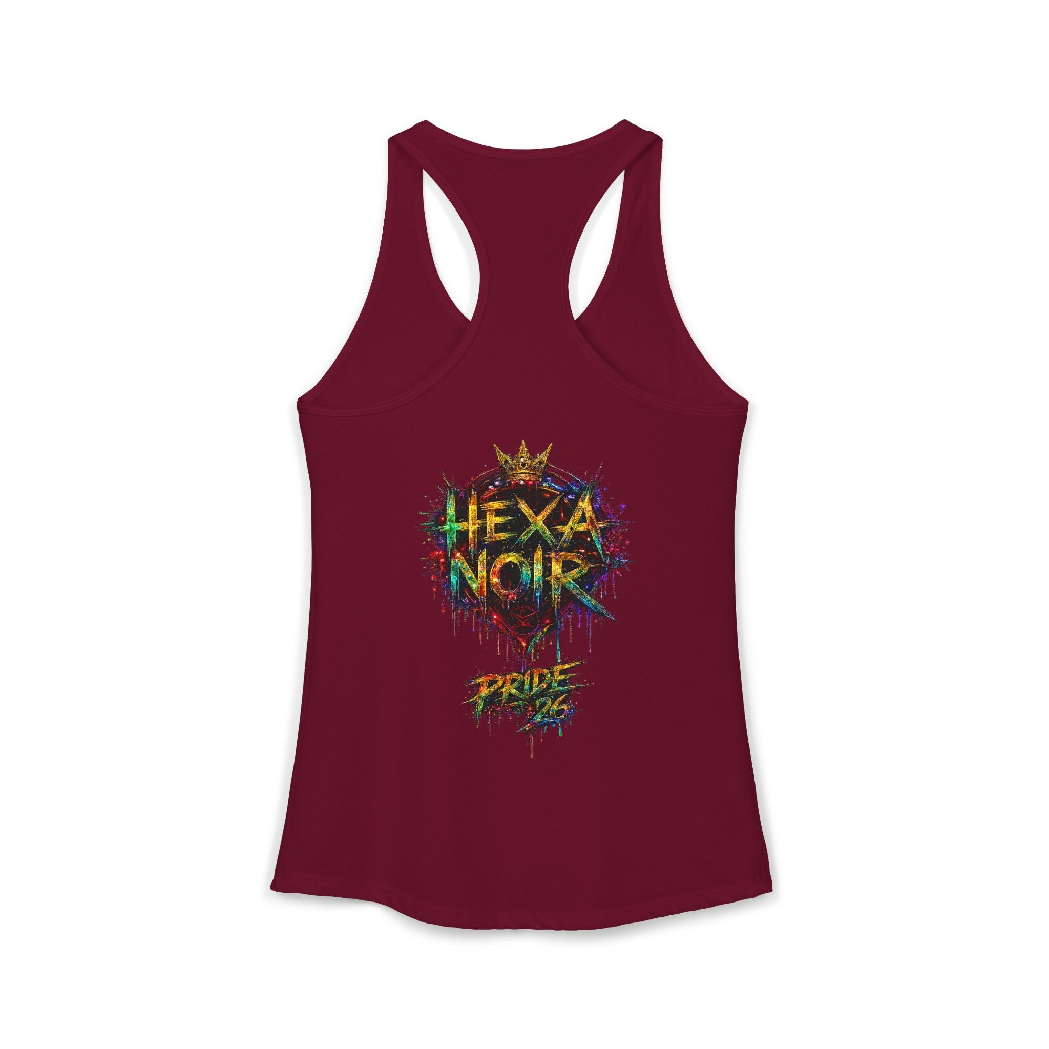 Kiss More Doms Pride Razorback Tank | Hexa Noir Pride '26