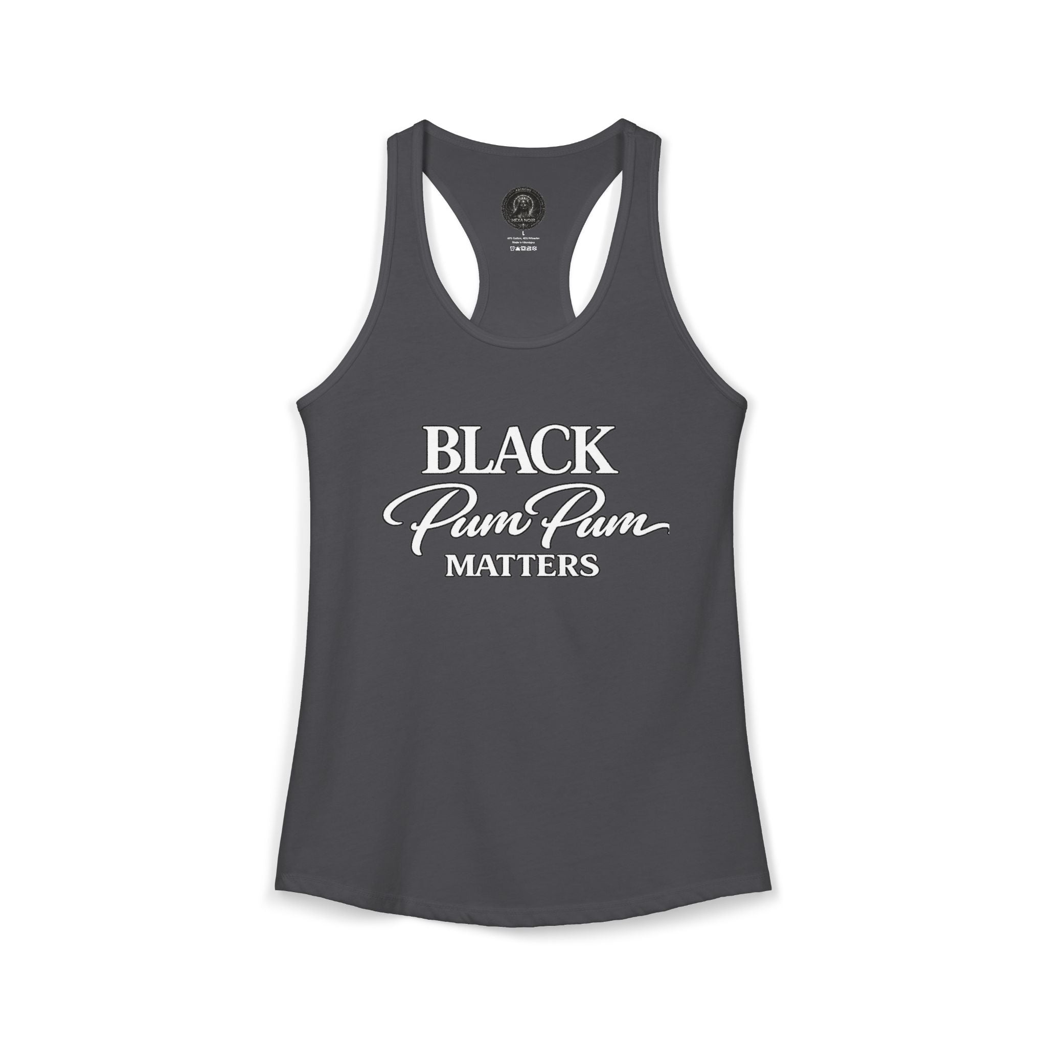 House of H/N Tank  BLACK PUM PUM MATTERS