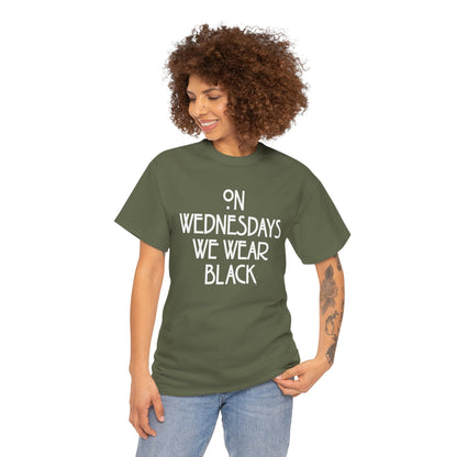 On Wednesdays We Wear Black T‑Shirt