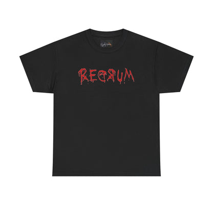 REDRUM' Design, Spooky T-Shirt, Halloween Apparel, Horror Movie Fan Gift, Unique Graphic Tee