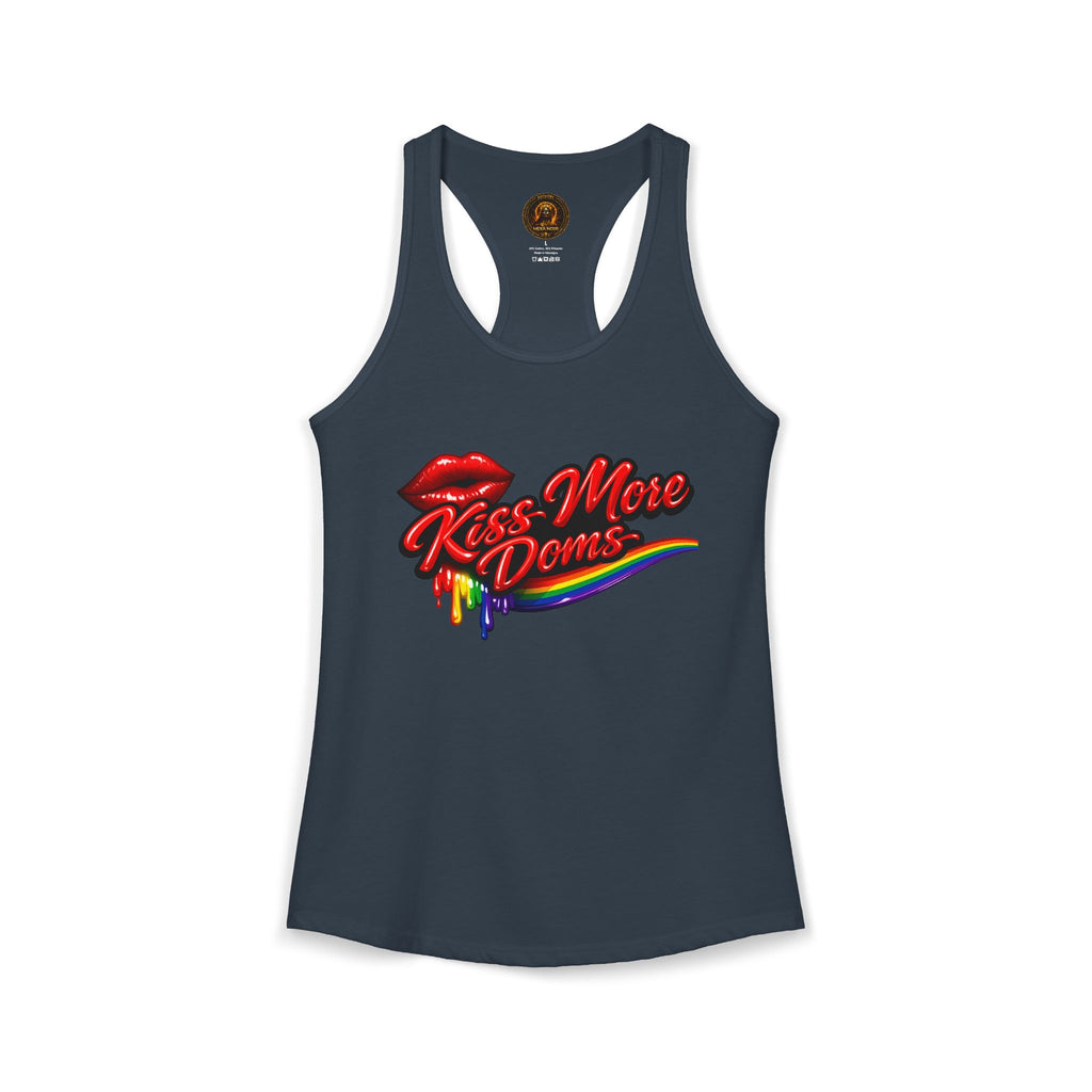 Kiss More Doms Pride Razorback Tank | Hexa Noir Pride '26
