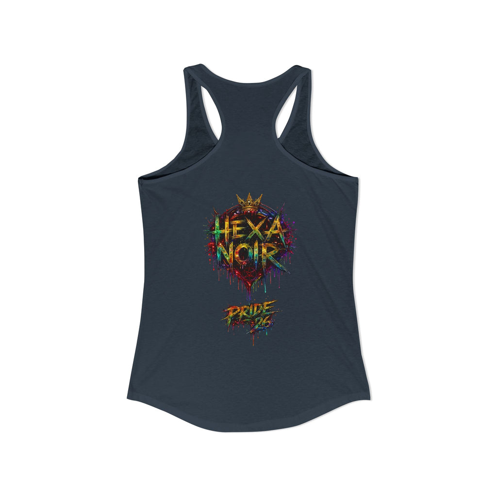 Kiss More Studs Racerback Tank  | Hexa Noir Pride '26