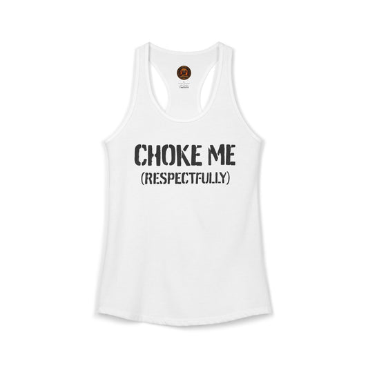 Choke Me Tank-Black