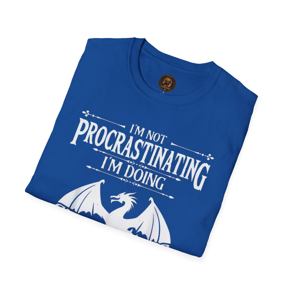 "I'm Not Procrastinating I'm Doing Side Quests" Dragon Gamer Tee