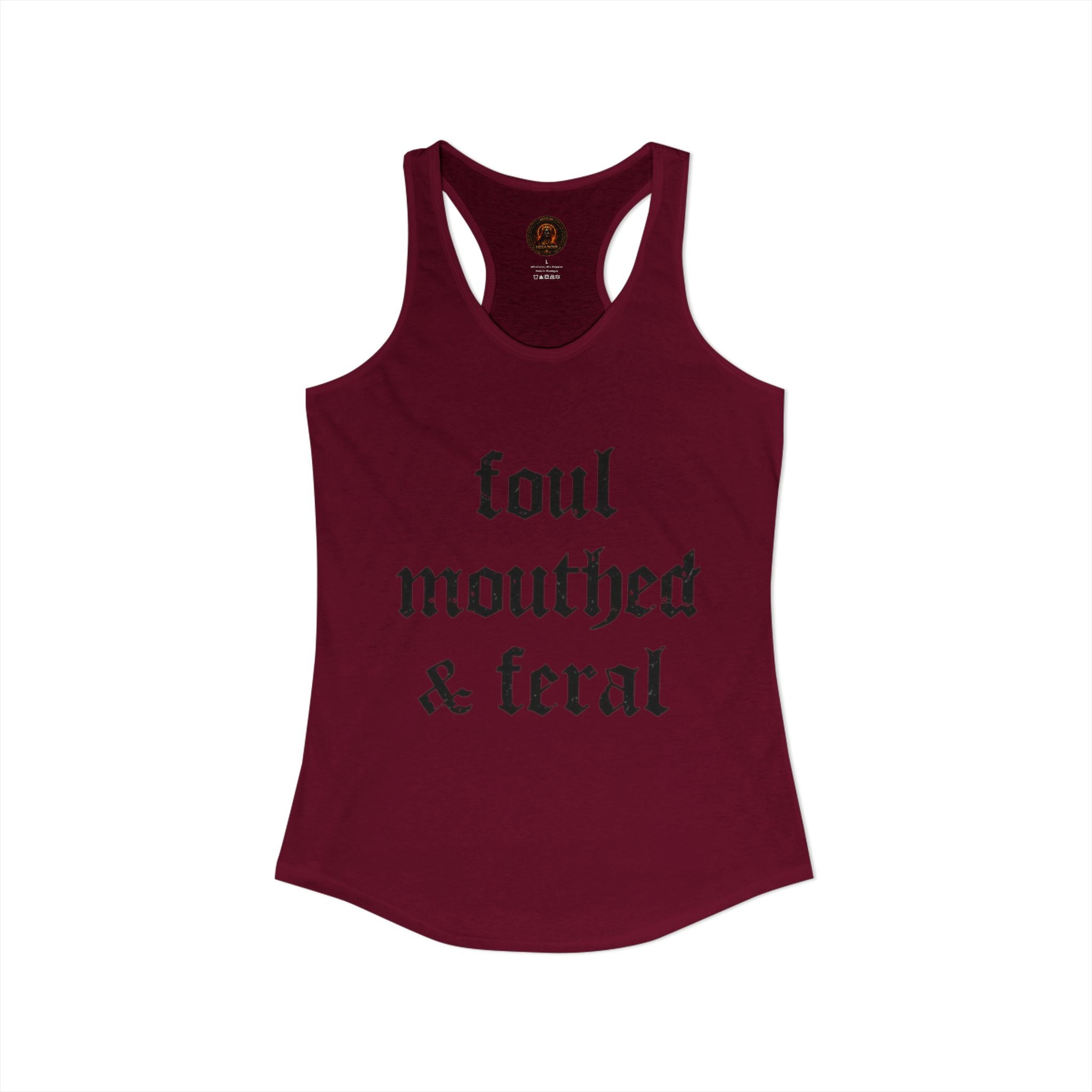 Noir Racerback Tank