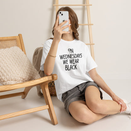 On Wednesdays We Wear Black T‑Shirt