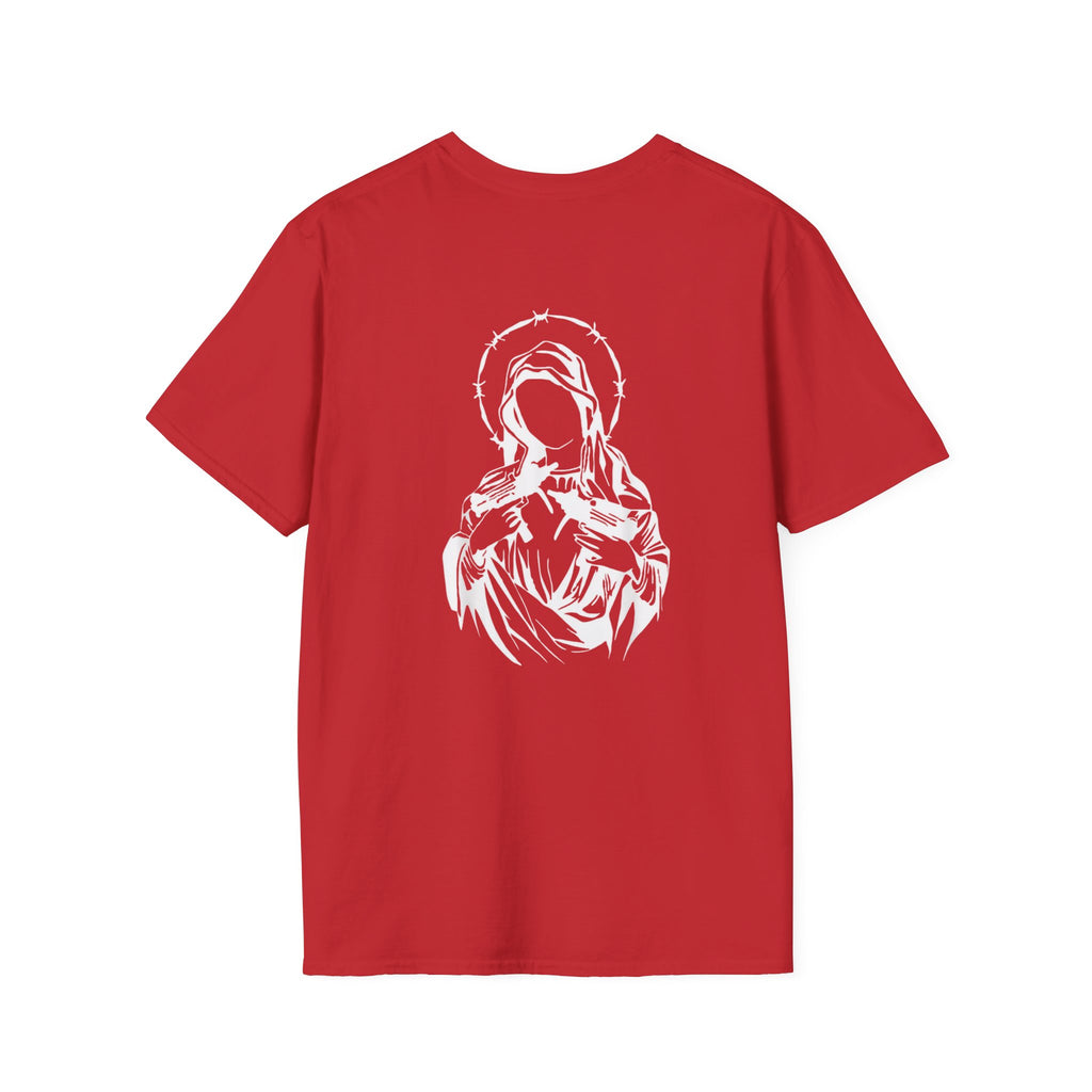 Sacred Mary Outline Minimalist Madonna T-Shirt