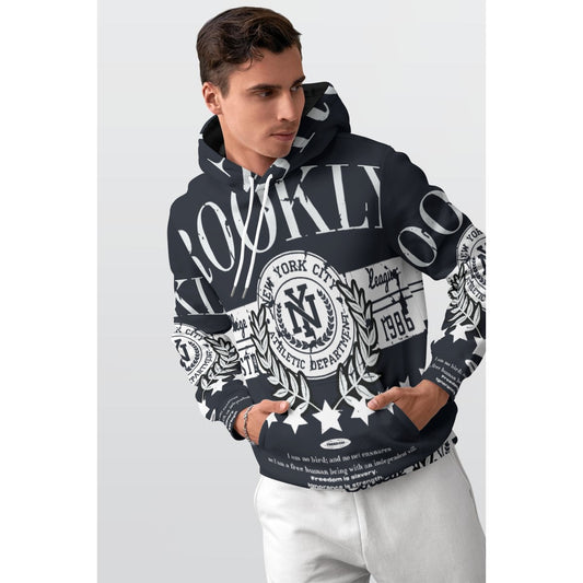Hexa Noir Nocturnal Collection: Nocturne Static Hoodie