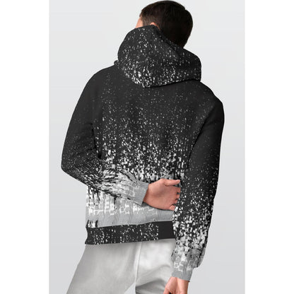 Hexa Noir Nocturnal Collection: Raven Static Hoodie