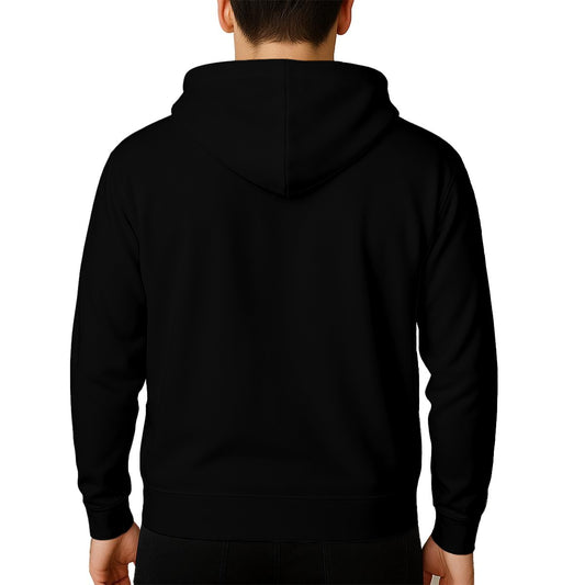 Nightmare Crew horror graphic zip-up hoodie by Hexa Noir