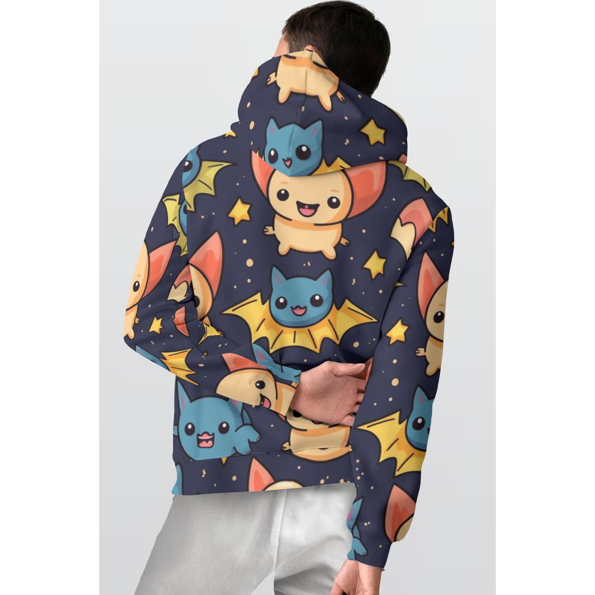 Hexa Noir Nocturnal Collection: Blackout Bloom Hoodie