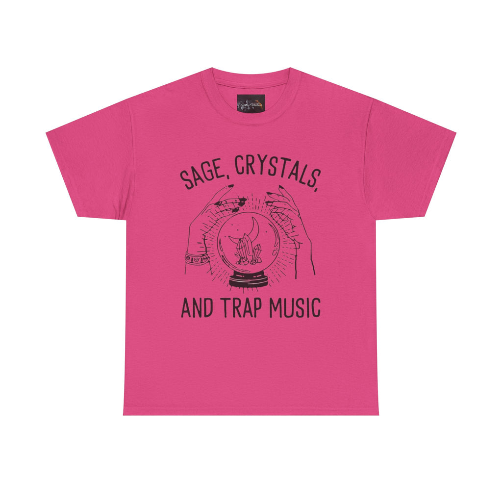 Salvia, Cristalli e Trap Music, Abbigliamento casual, Regalo per amanti della musica, Maglietta spirituale