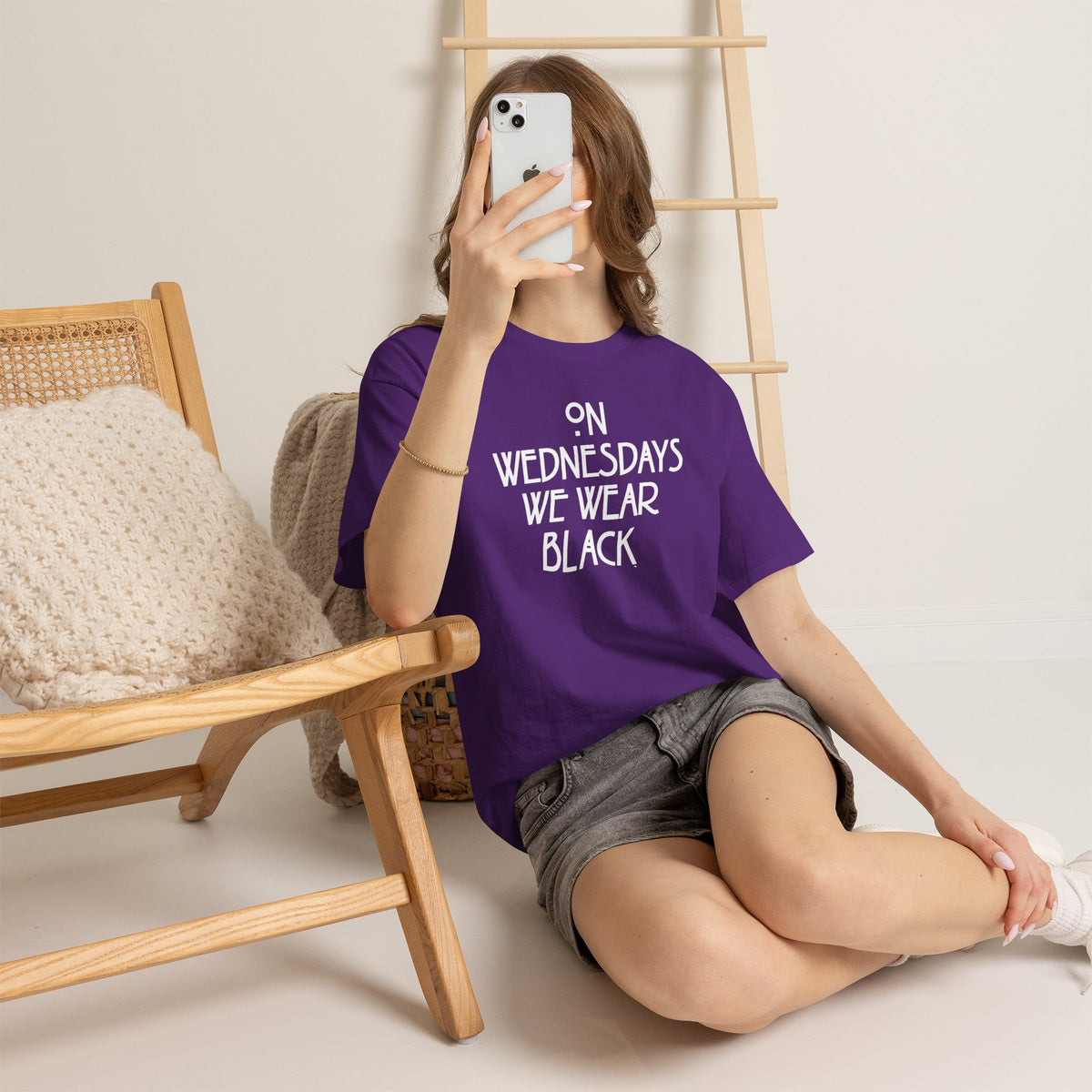 On Wednesdays We Wear Black T‑Shirt