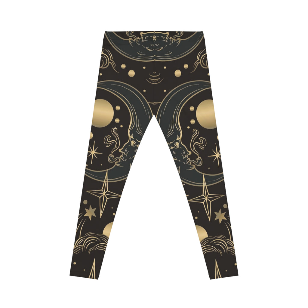 Celestial Noir Sun & Moon Leggings