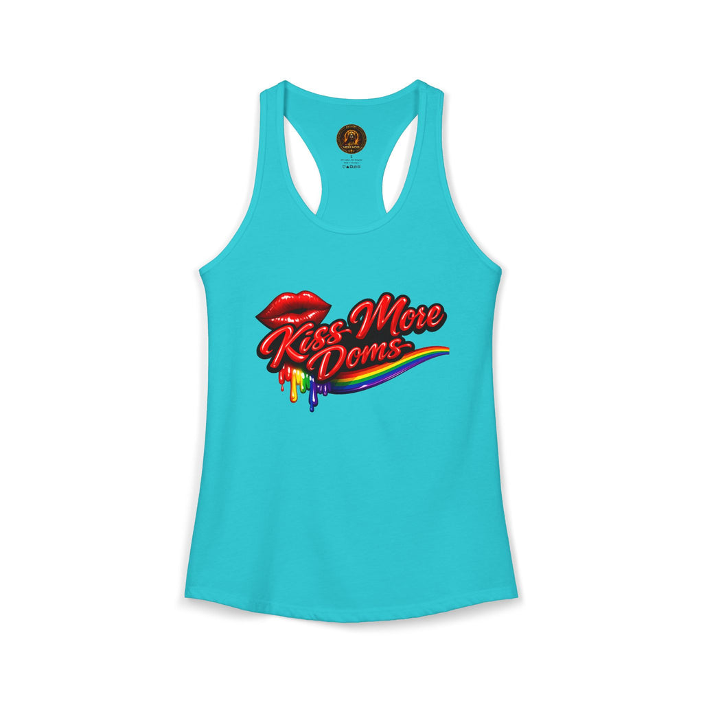 Kiss More Doms Pride Razorback Tank | Hexa Noir Pride '26