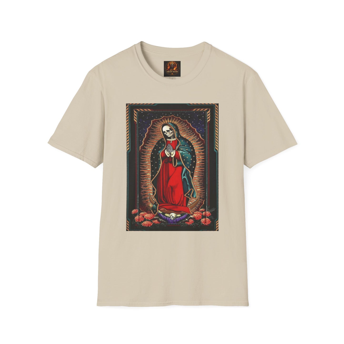 Día de los Muertos Skeleton Virgin T-Shirt, Softstyle Unisex Tee