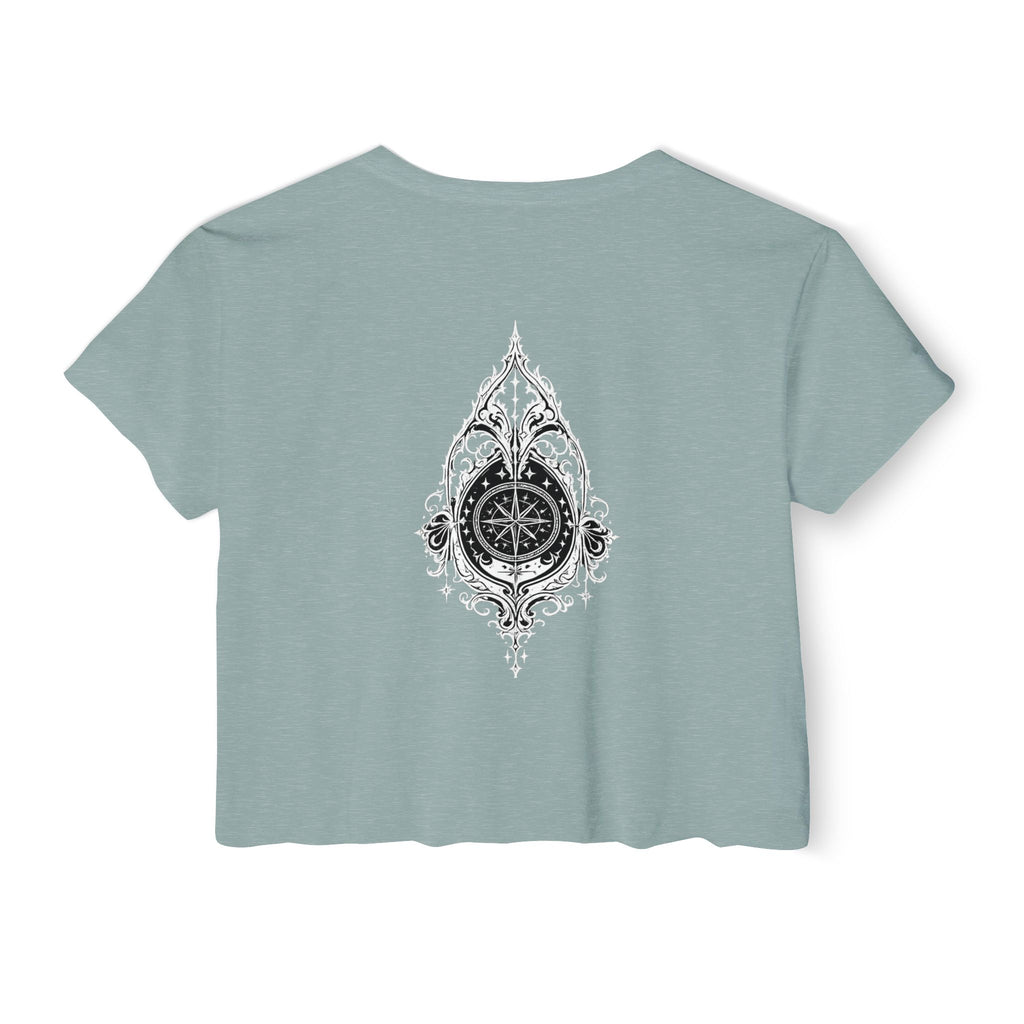 Corporate Dropout Crop Top — Gothic Festival Tee
