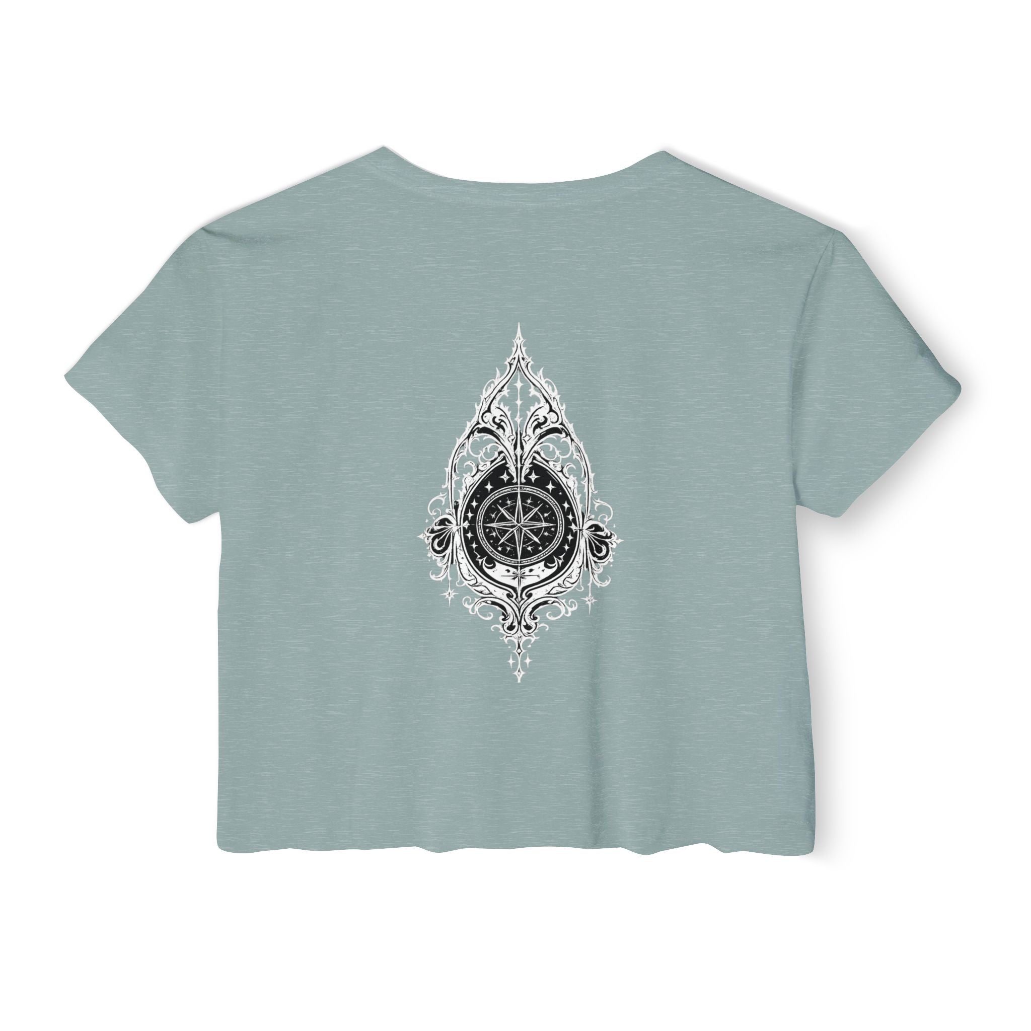 Corporate Dropout Crop Top — Gothic Festival Tee