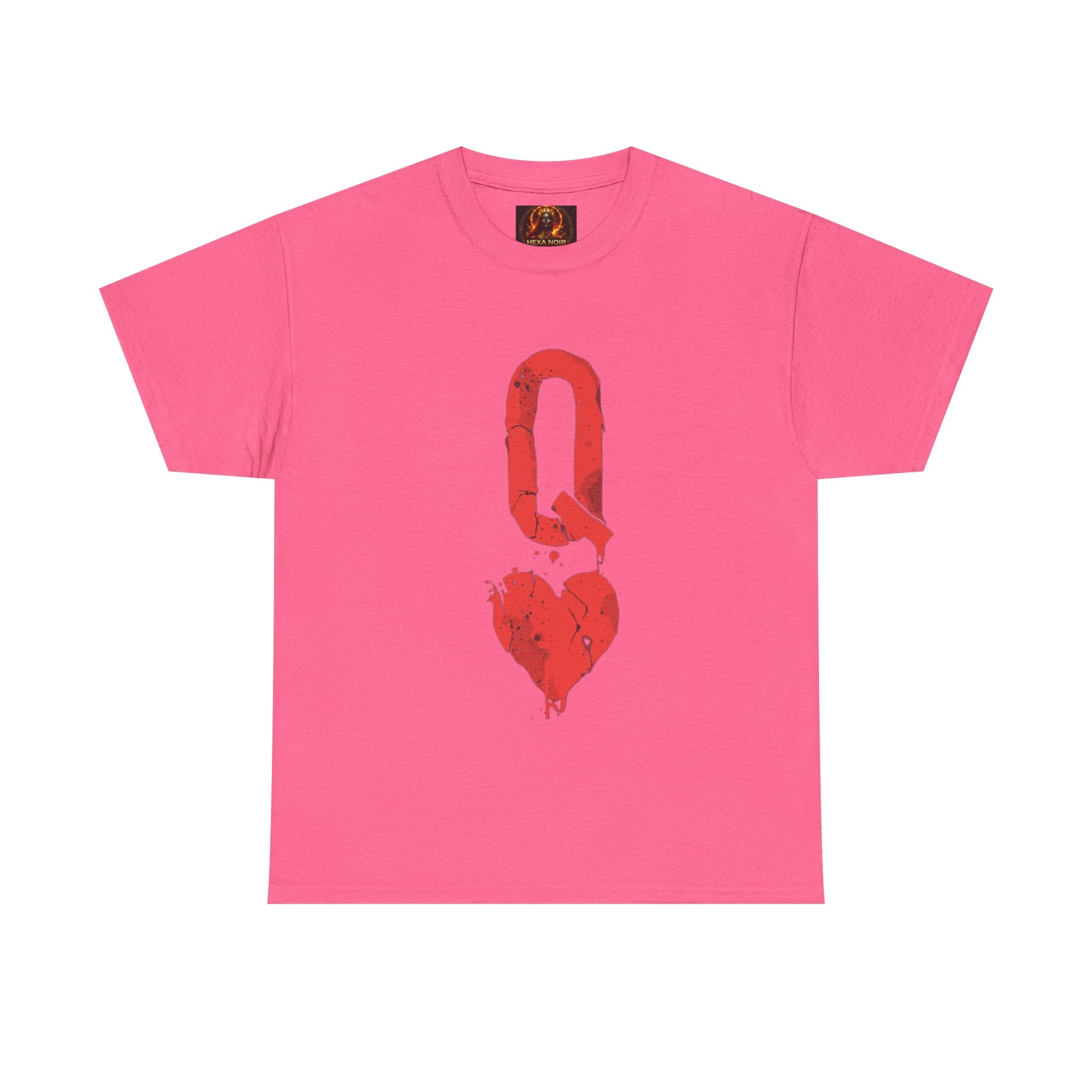 Queen of Hearts Unisex Graphic Tee — Romantic Playing Card Design