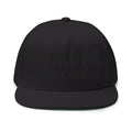 Flat Bill Cap — "Choke Me (Respectfully)" Embroidered Snapback Hat