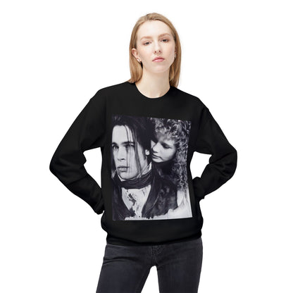 Vampire Romance Fleece Crewneck Sweatshirt, Cozy Sweatshirt, Gothic Fashion