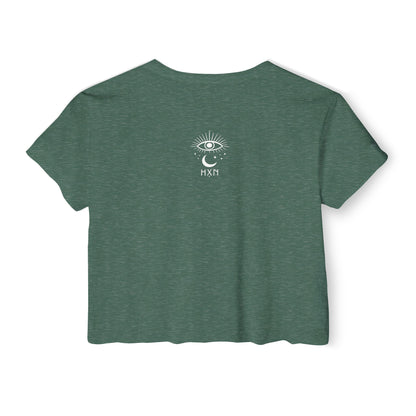 Corporate Dropout Crop Top — Gothic Festival Women's Crop Tee