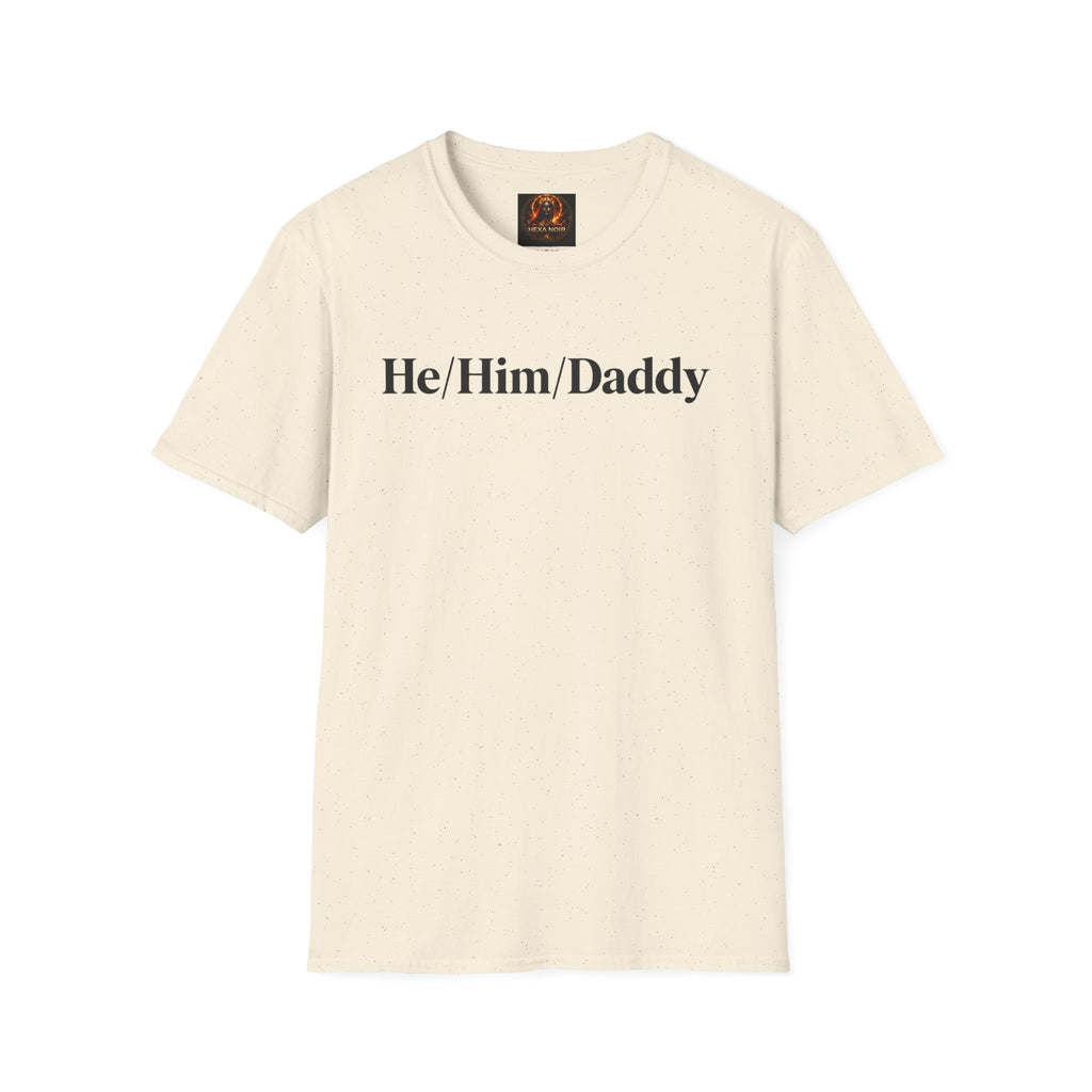 He/Him/Daddy T-Shirt – Pronoun & Daddy Pride Tee