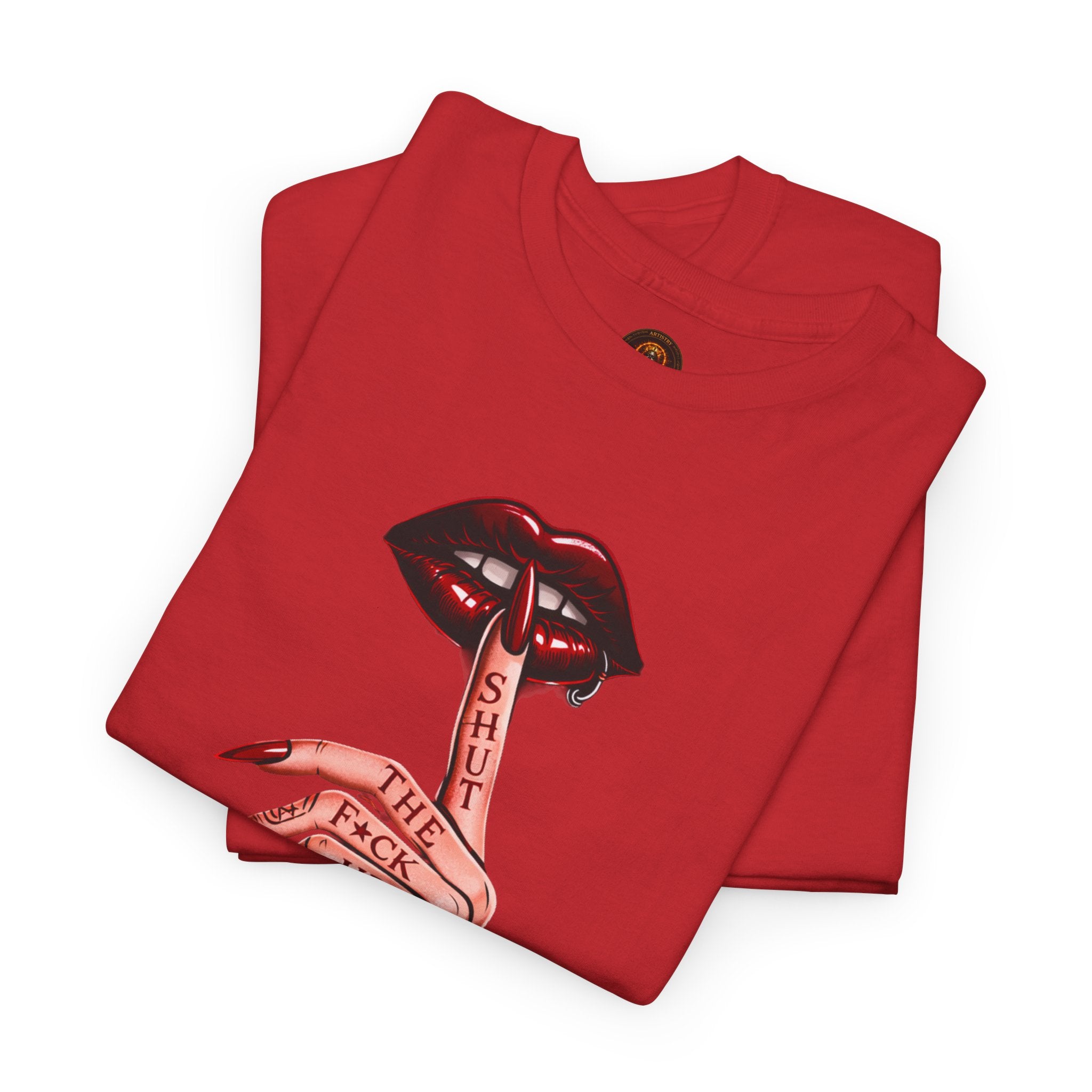 SILENCE. Unisex Statement Graphic Tee — Minimalist Dark Aesthetic