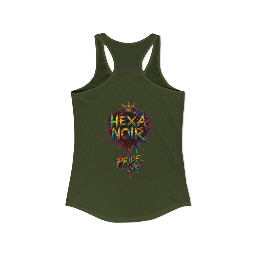 Kiss More Girls Pride Racerback Tank | Hexa Noir Pride '26 Collection