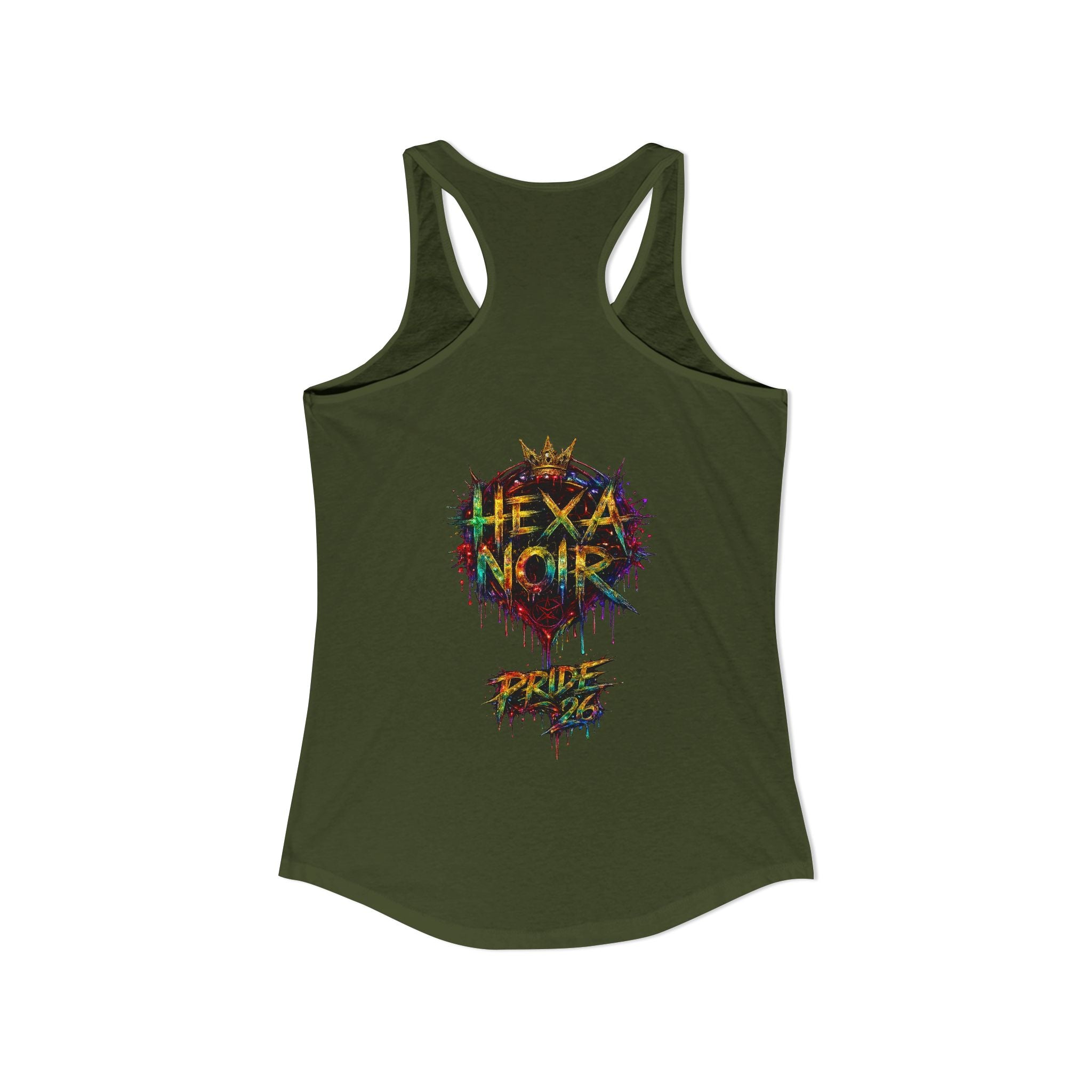 Kiss More Girls Pride Racerback Tank | Hexa Noir Pride '26 Collection