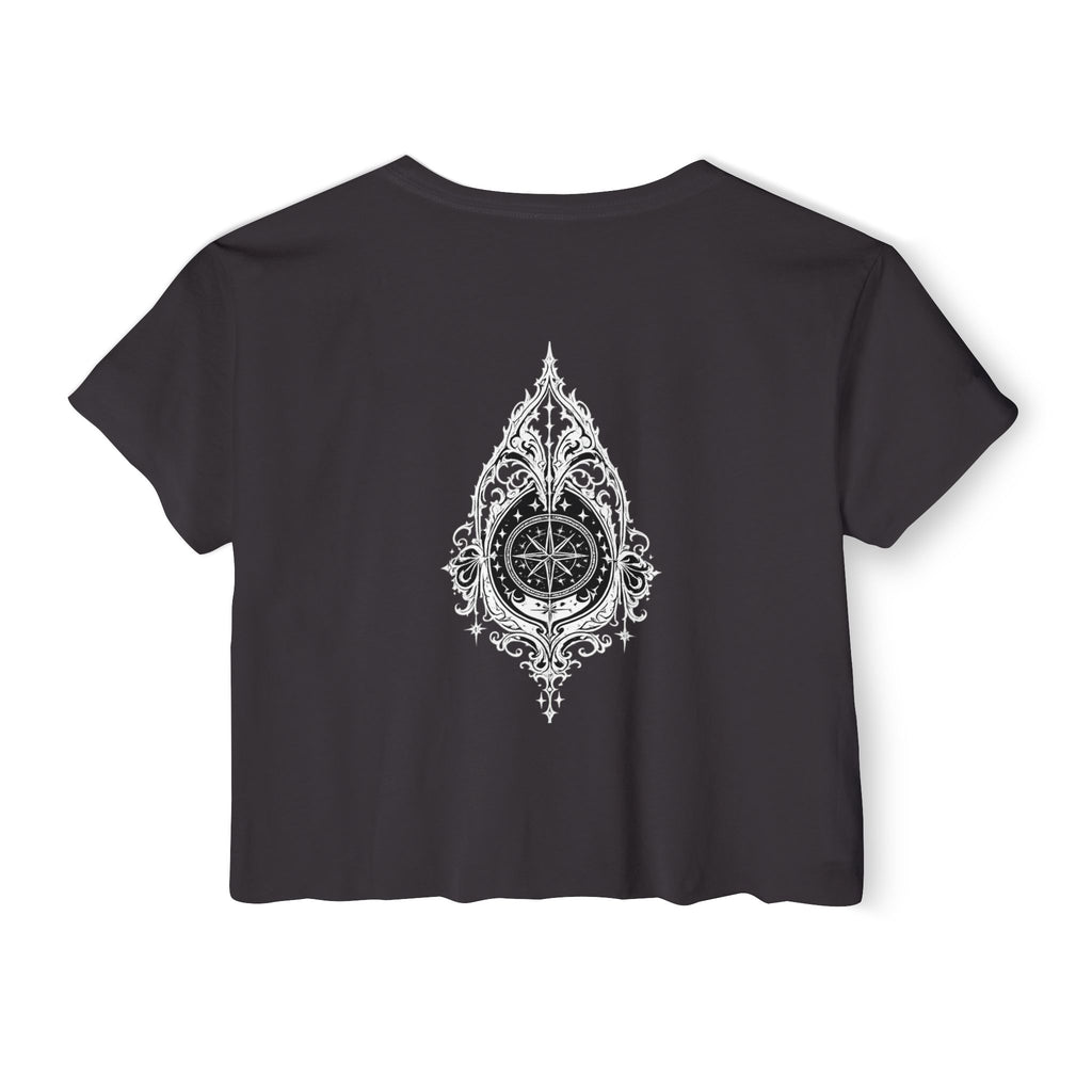 Corporate Dropout Crop Top — Gothic Festival Tee