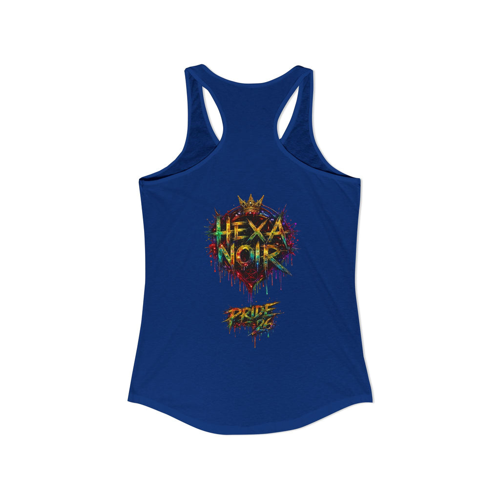 Kiss More Studs Racerback Tank  | Hexa Noir Pride '26