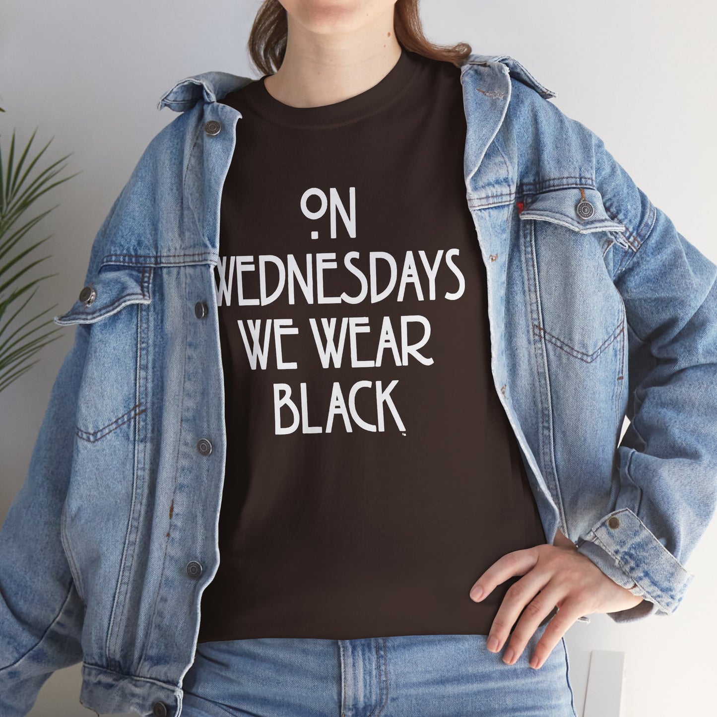 On Wednesdays We Wear Black T‑Shirt