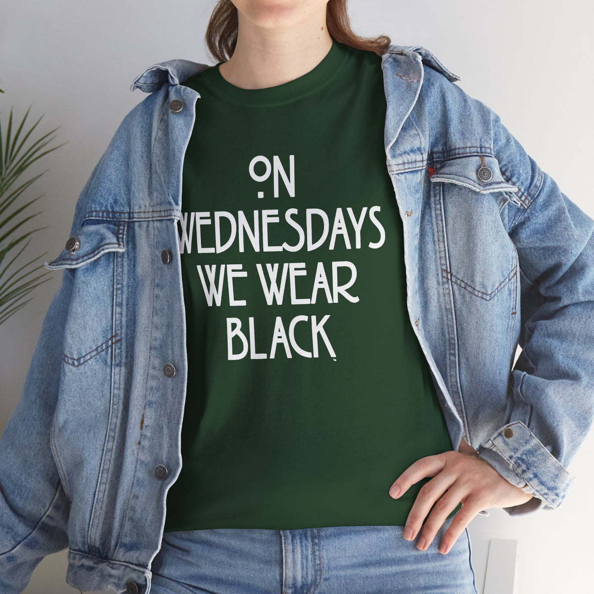 On Wednesdays We Wear Black T‑Shirt