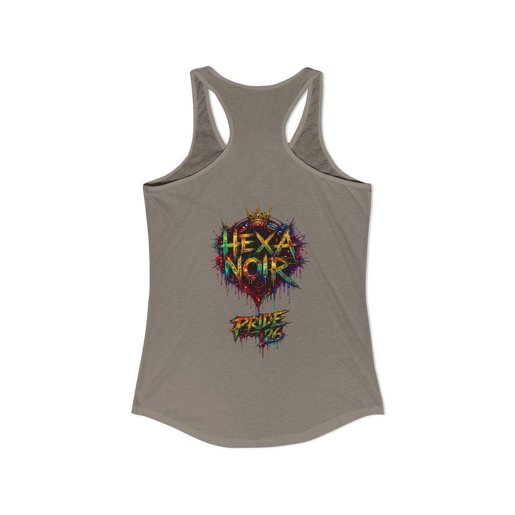 Kiss More Girls Pride Racerback Tank | Hexa Noir Pride '26 Collection
