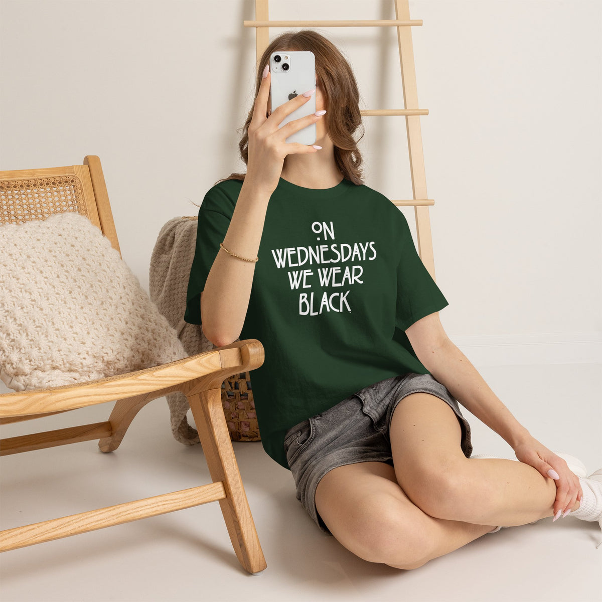 On Wednesdays We Wear Black T‑Shirt