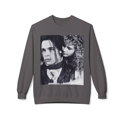 Vampire Romance Fleece Crewneck Sweatshirt, Cozy Sweatshirt, Gothic Fashion