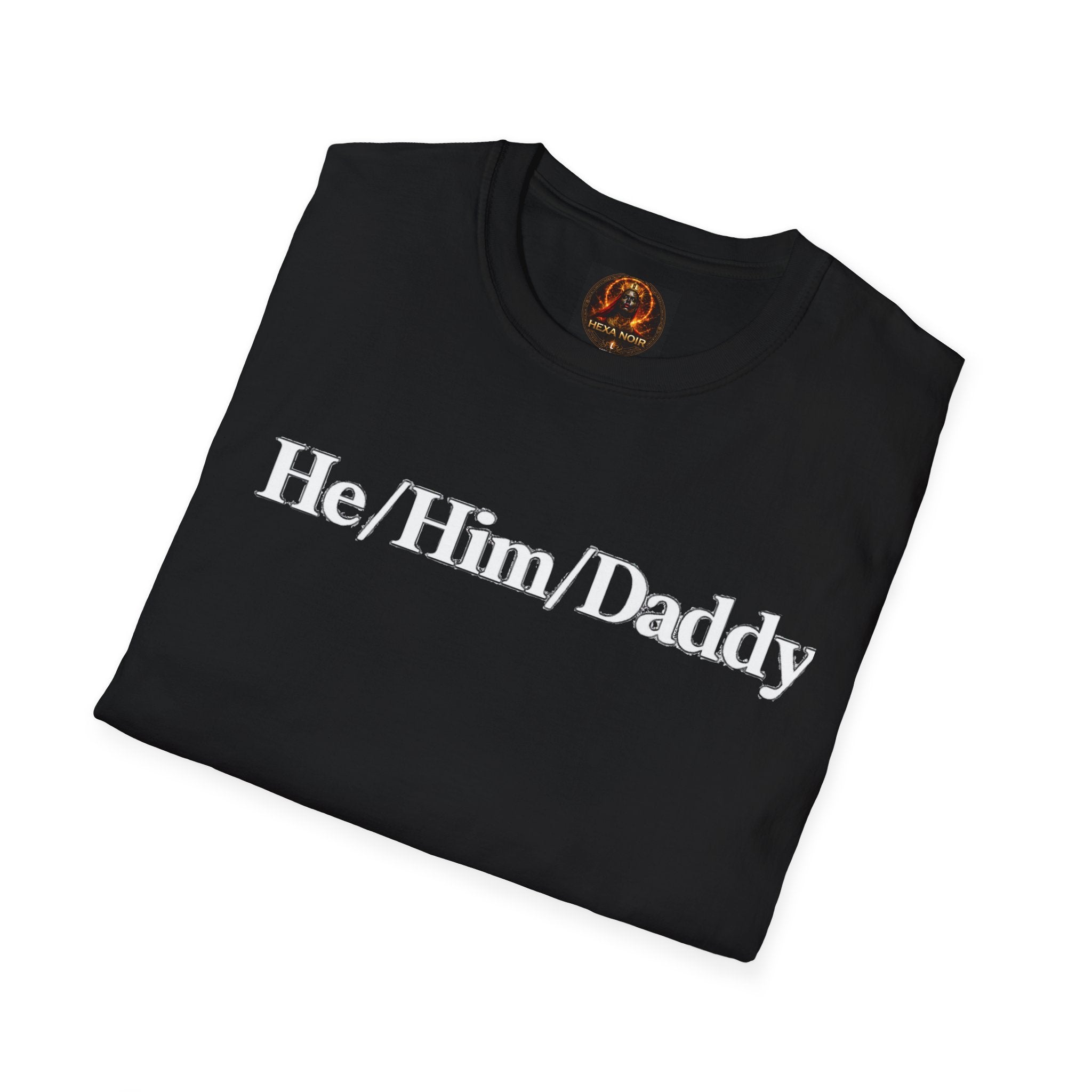 He/Him/Daddy T-Shirt – Pronoun & Daddy Pride Tee