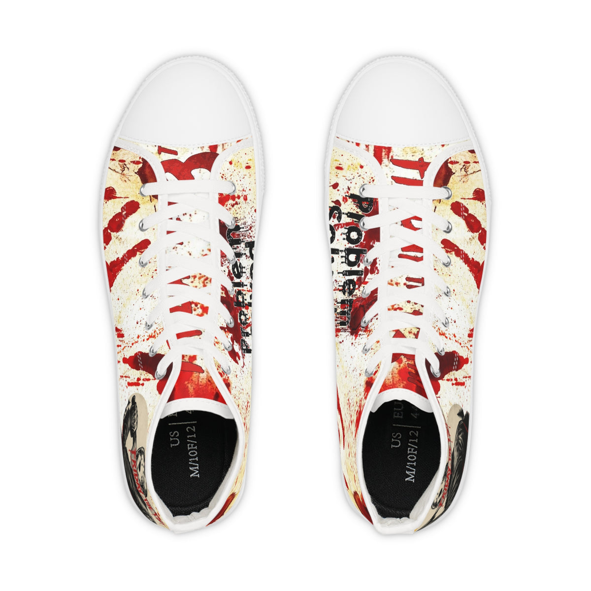 High Top Sneakers - Friday the 13th Jason Design
