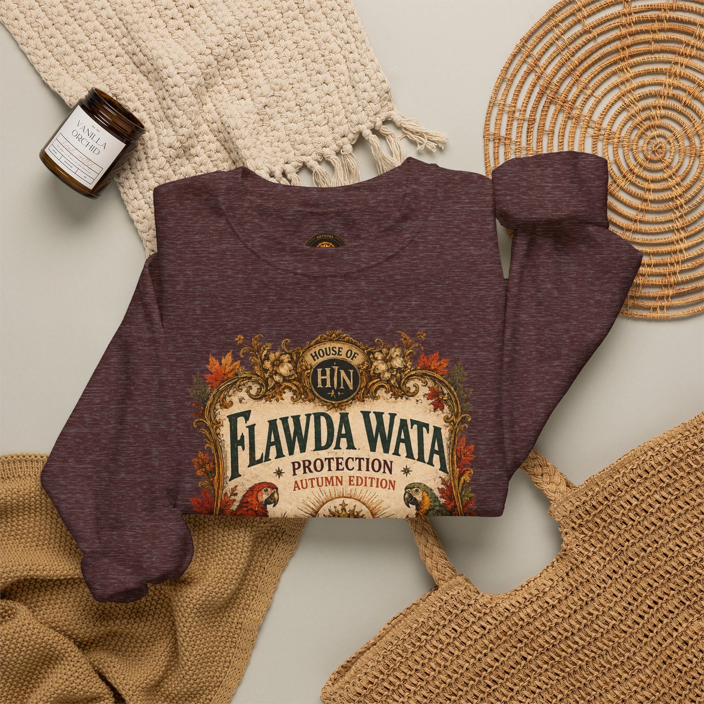 Hexa Noir Flawda Wata Fall Herbal Apothecary  Design