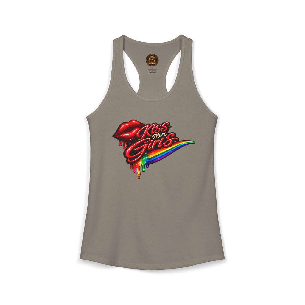 Kiss More Girls Pride Racerback Tank | Hexa Noir Pride '26 Collection