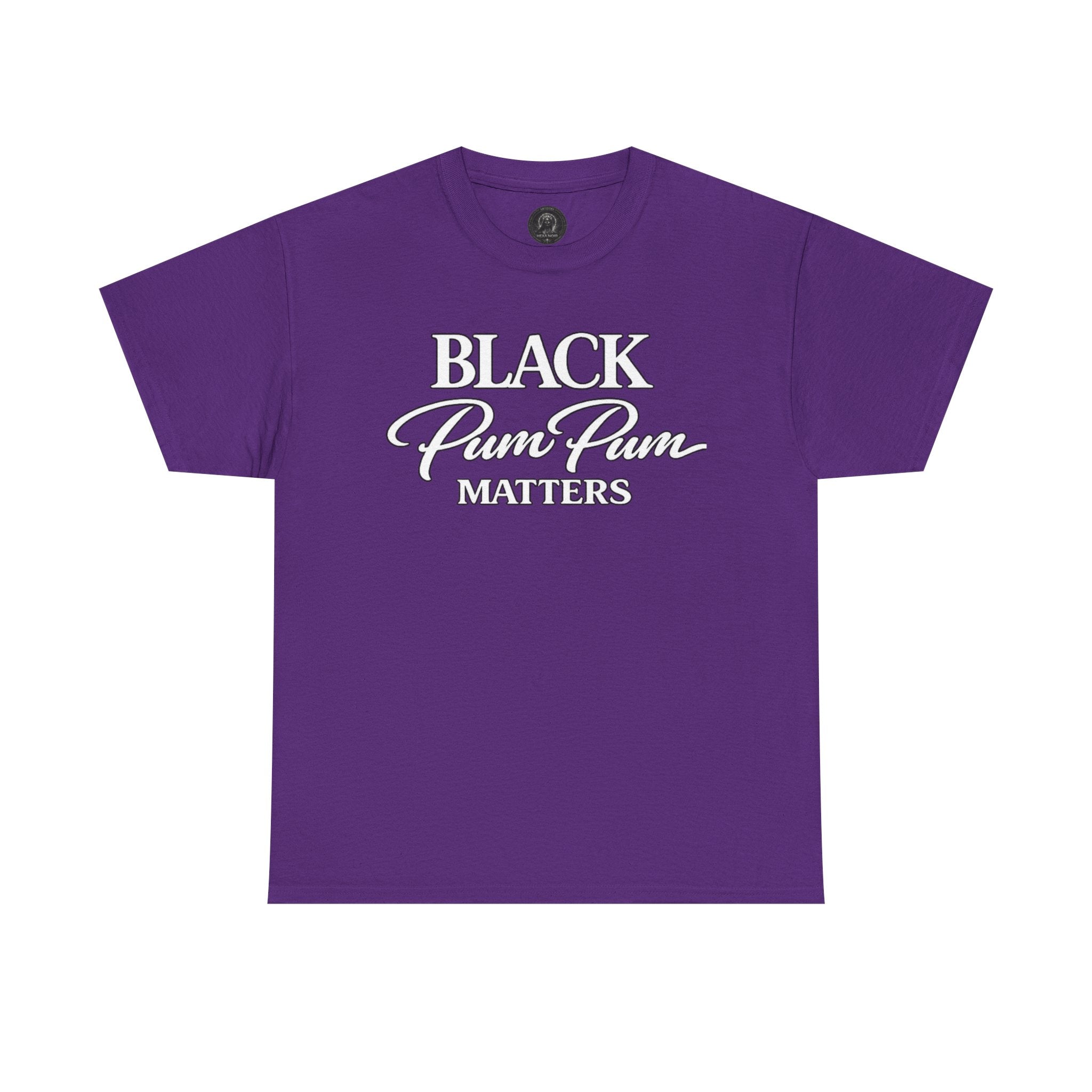 House of H/N Tee BLACK PUM PUM MATTERS