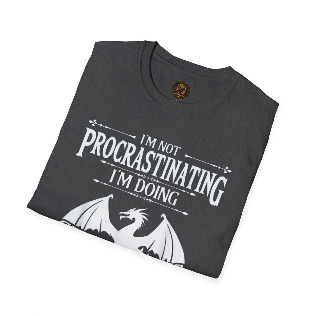 "I'm Not Procrastinating I'm Doing Side Quests" Dragon Gamer Tee