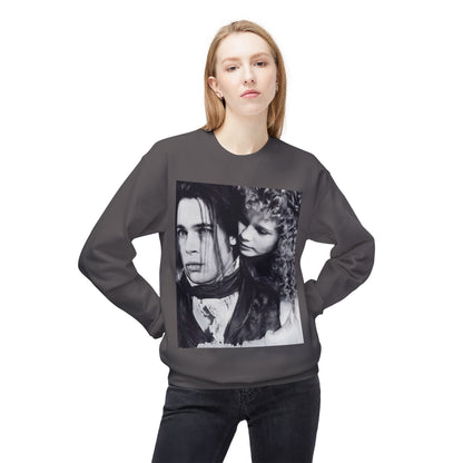 Vampire Romance Fleece Crewneck Sweatshirt, Cozy Sweatshirt, Gothic Fashion