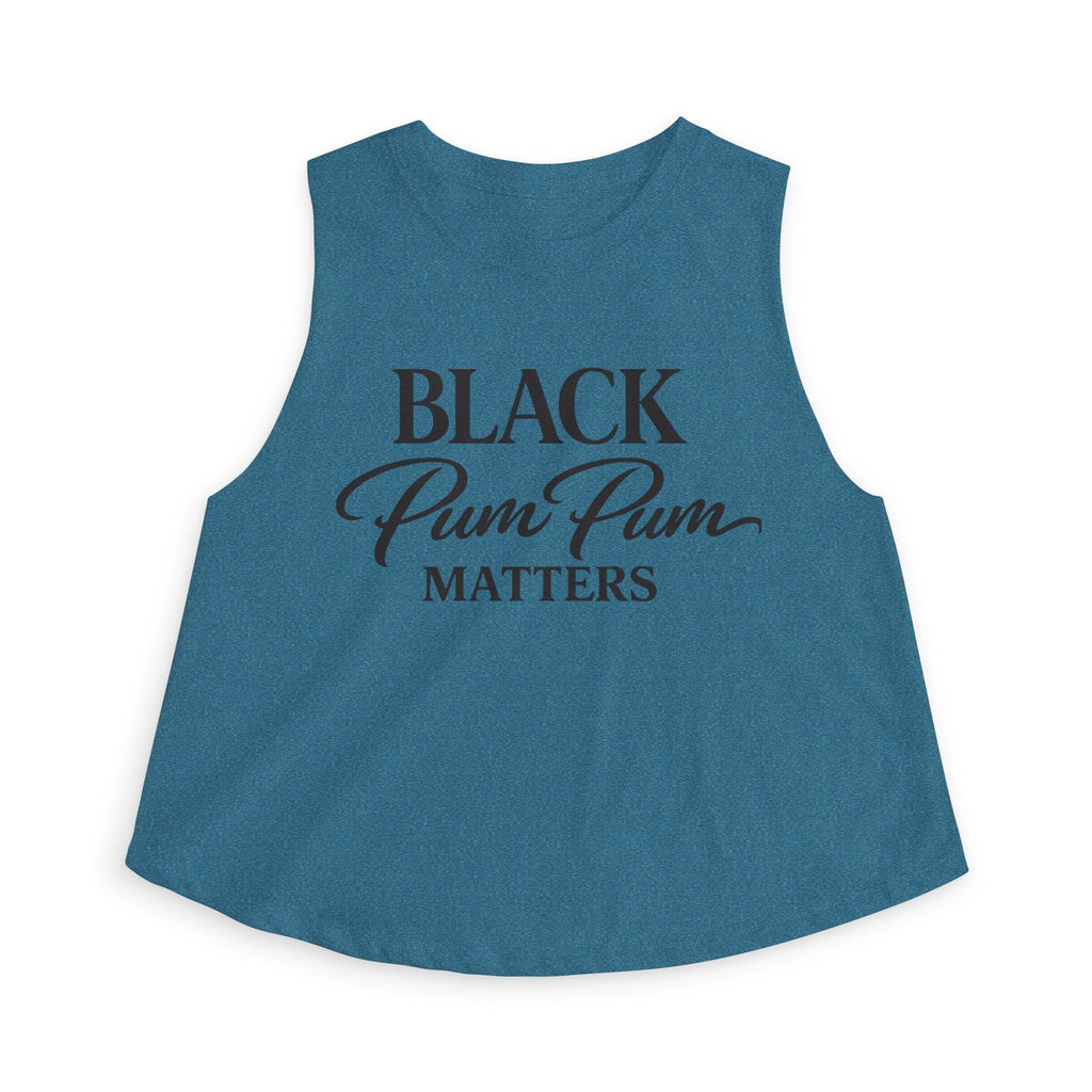 House of H/N Black Pum Pum Matters Crop Top